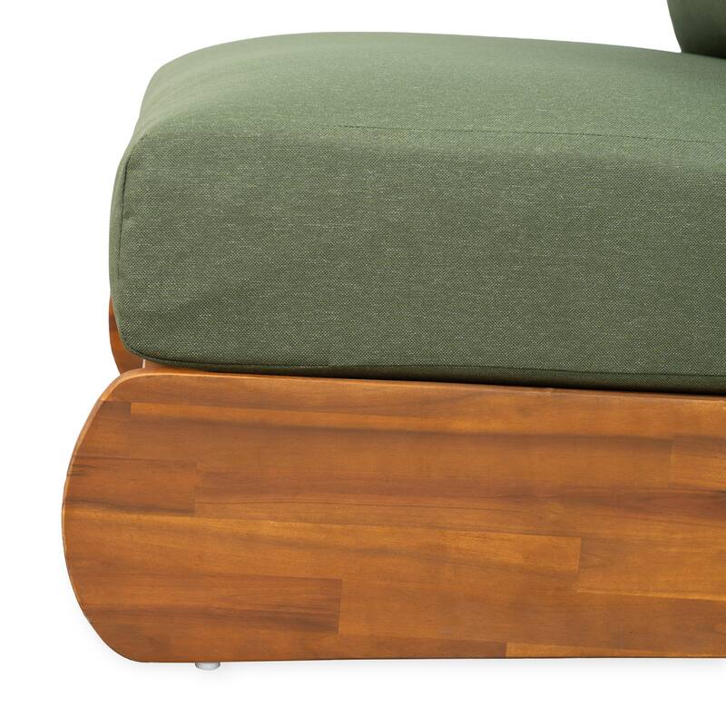 Christopher Knight Home - Thaddeus Outdoor Acacia Wood Accent Chair