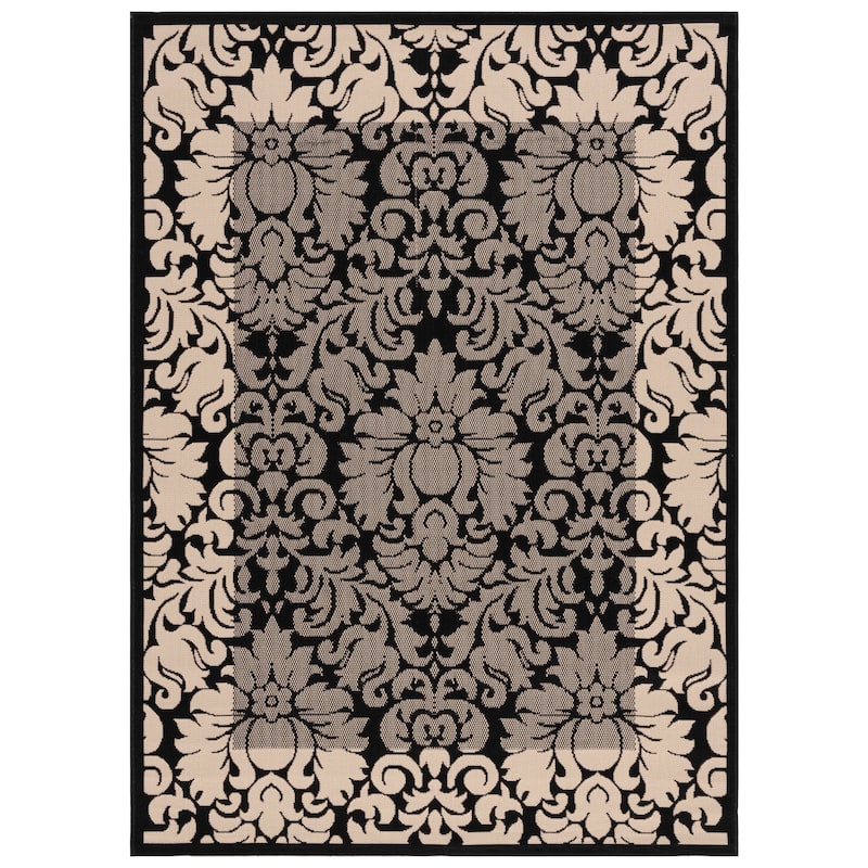 SAFAVIEH Courtyard Peggie Indoor/ Outdoor Patio Backyard Rug