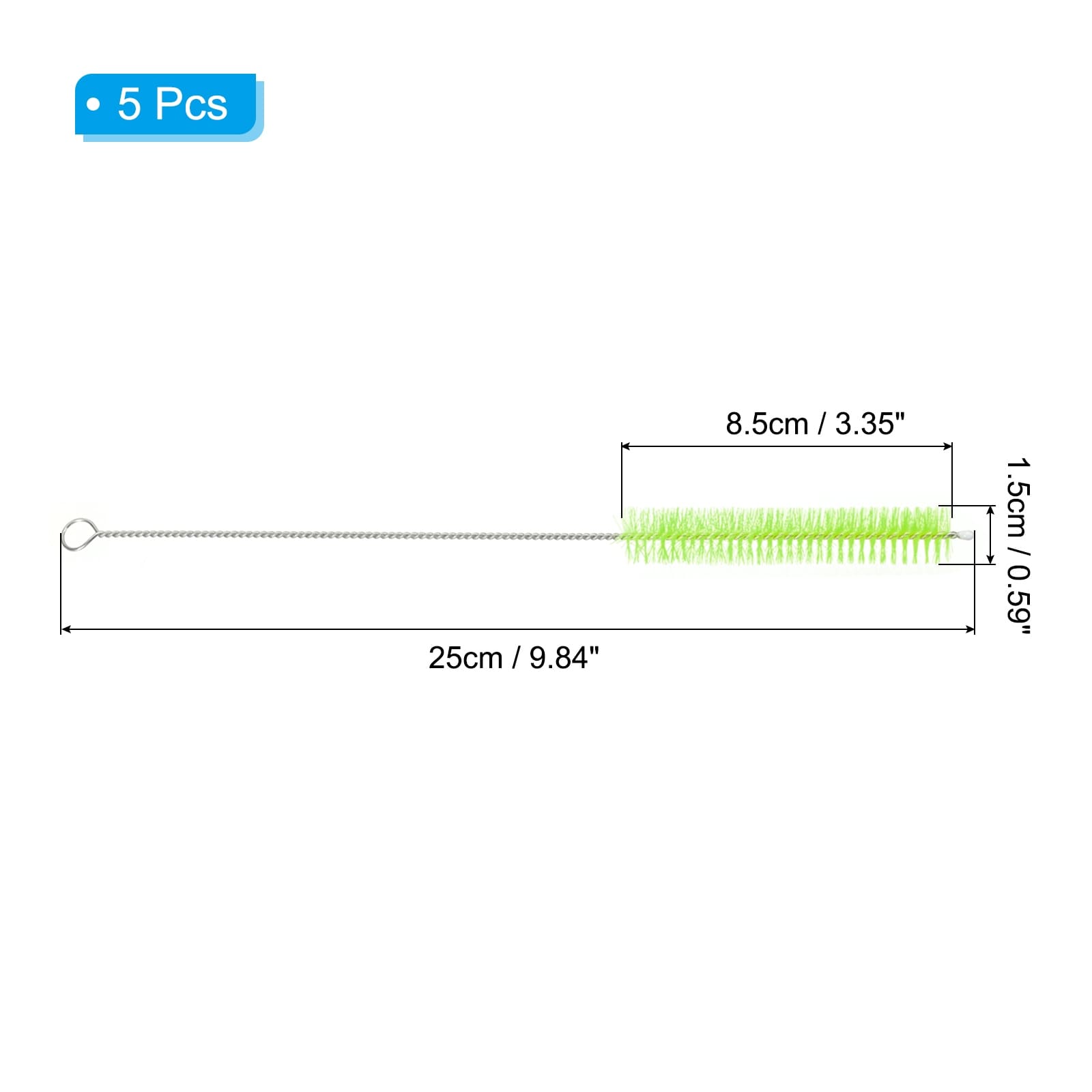 Long Straw Cleaning Brush for Efficient Cleaning of Drinking Straws