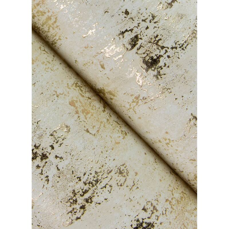 A-Street Prints Diorite Champagne Splatter Wallpaper