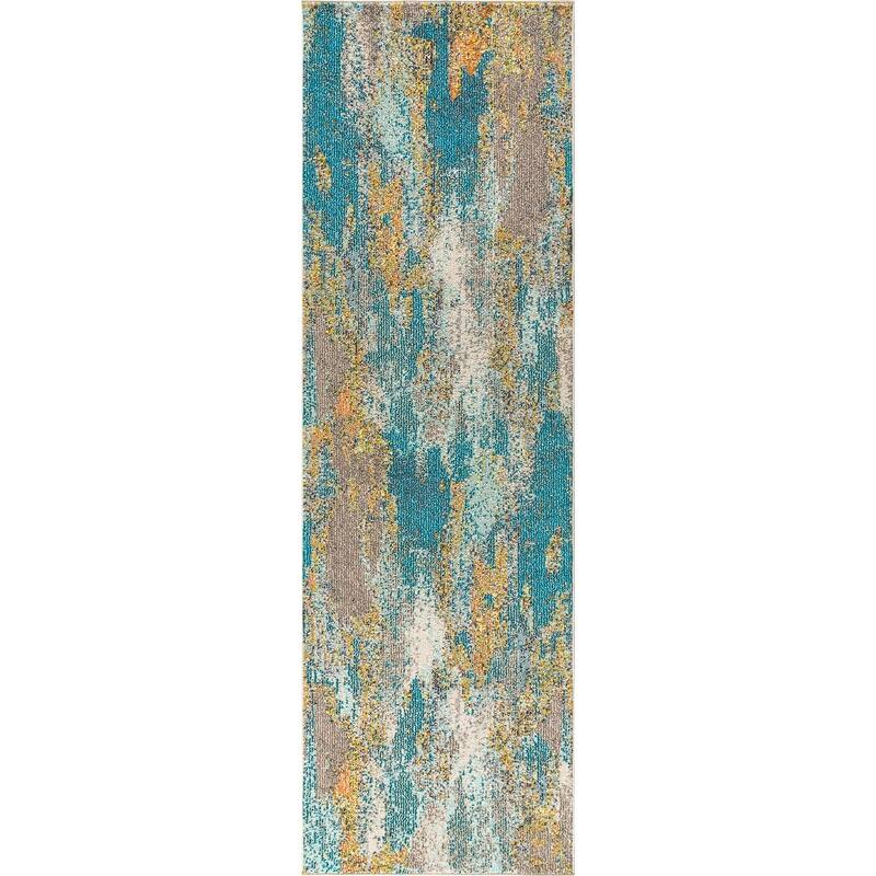 JONATHAN Y Groovy POP Modern Abstract Vintage Waterfall Area Rug