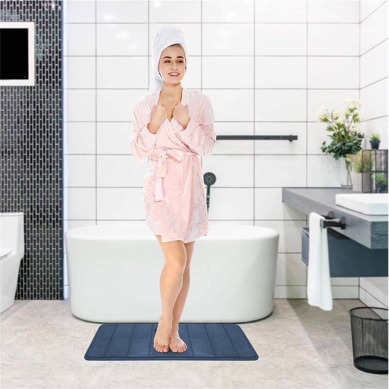 Bathroom Rugs Set Memory Foam
