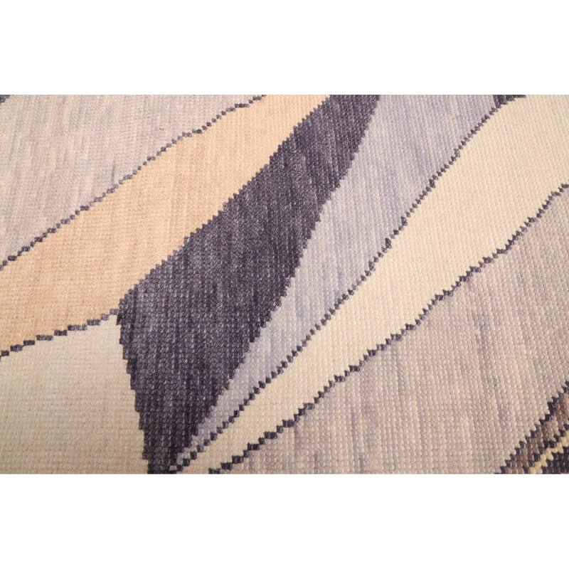 ECARPETGALLERY Hand-knotted Pak Finest Marrakesh Light Grey Wool Rug - 8'1 x 9'10