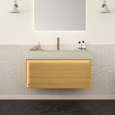 Floating Bathroom Vanity with Sink
