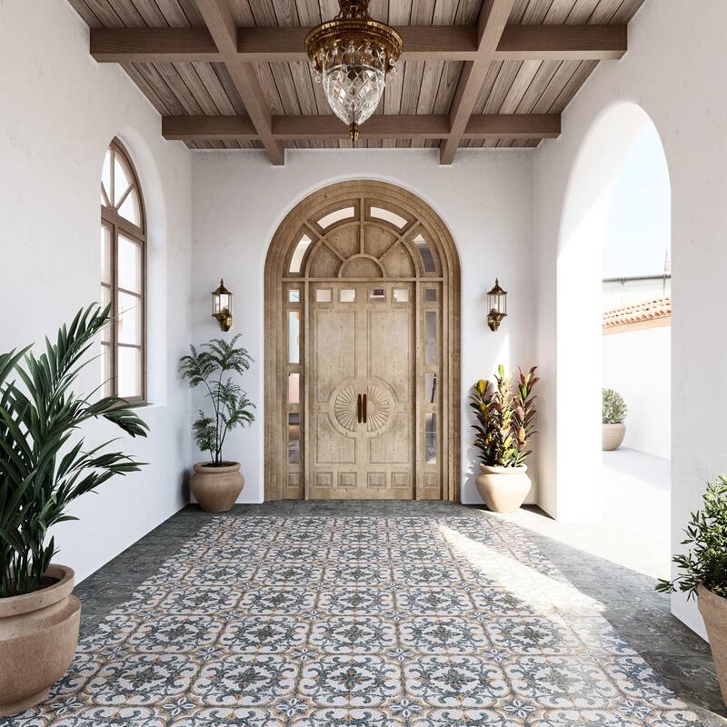 Merola Tile Versailles Mosaico Palace 7-7/8" x 7-7/8" Porcelain Floor and Wall Tile