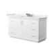 Option White / White Quartz Top / Brushed Nickel Hardware
