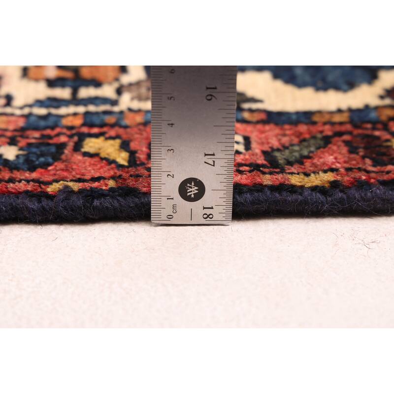 ECARPETGALLERY Hand-knotted Andelz Dark Navy Wool Rug - 3'4 x 9'9