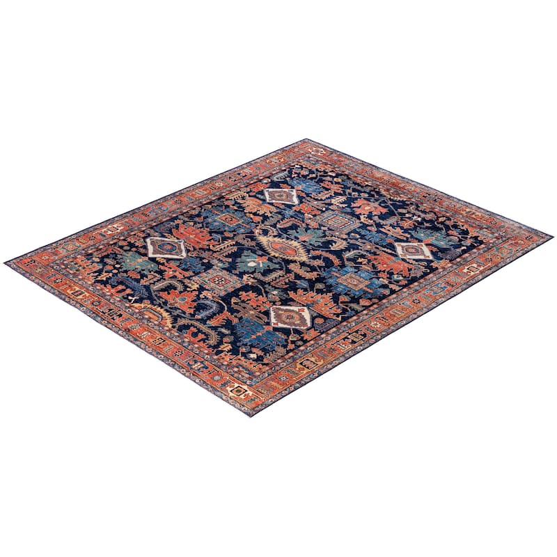 Serapi One-of-a-Kind Hand-Knotted Area Rug - Blue - 8' 2" x 9' 11"