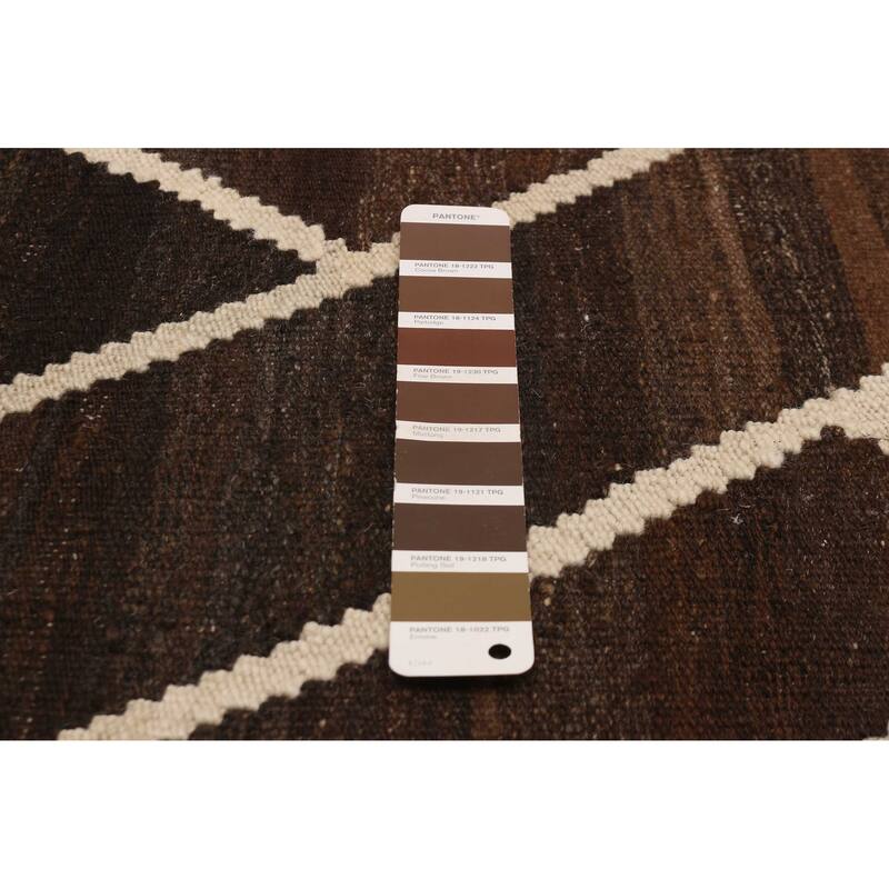 Sivas Brown Kilim 4'8" x 6'3" - 4'8 x 6'3