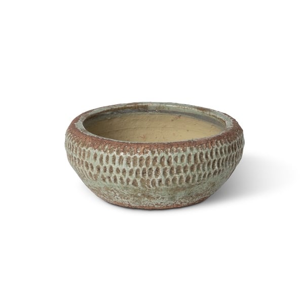 Ceramic Bowl With Lid, Multiple Glazes