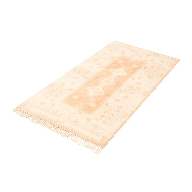 ECARPETGALLERY Hand-knotted Andelz Copper Wool Rug - 3'11 x 7'1
