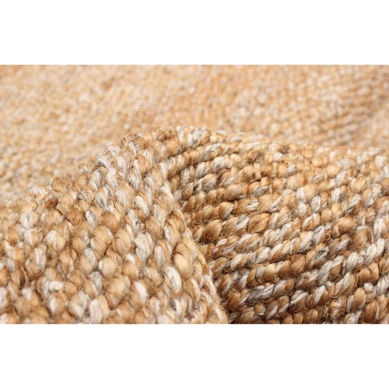 ECARPETGALLERY Flat-Weave Palas Denizli Tan Jute Kilim - 5'1 x 7'1