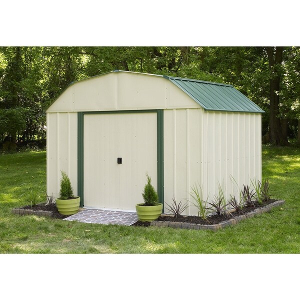 Arrow Vinyl Sheridan 10' W x 8' L Steel Storage Shed / VS108-B