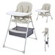 preview thumbnail 6 of 18, 2 In 1 Baby Highchairs with Foldable and Convertible Khaki
