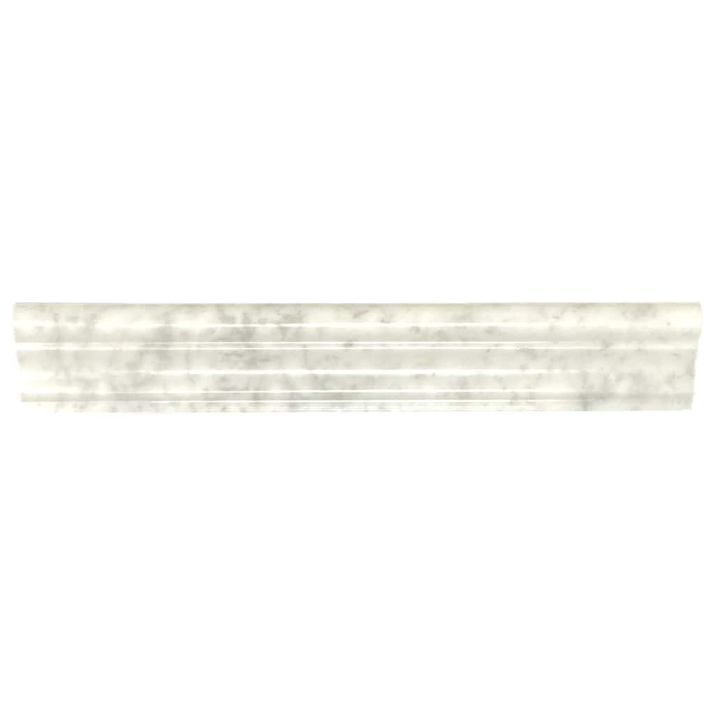 Carrara Marble 2" x 12" Polished Pencil Liner