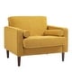 preview thumbnail 52 of 51, Modern Upholstered Corduroy Accent Chair With Arms Pillows