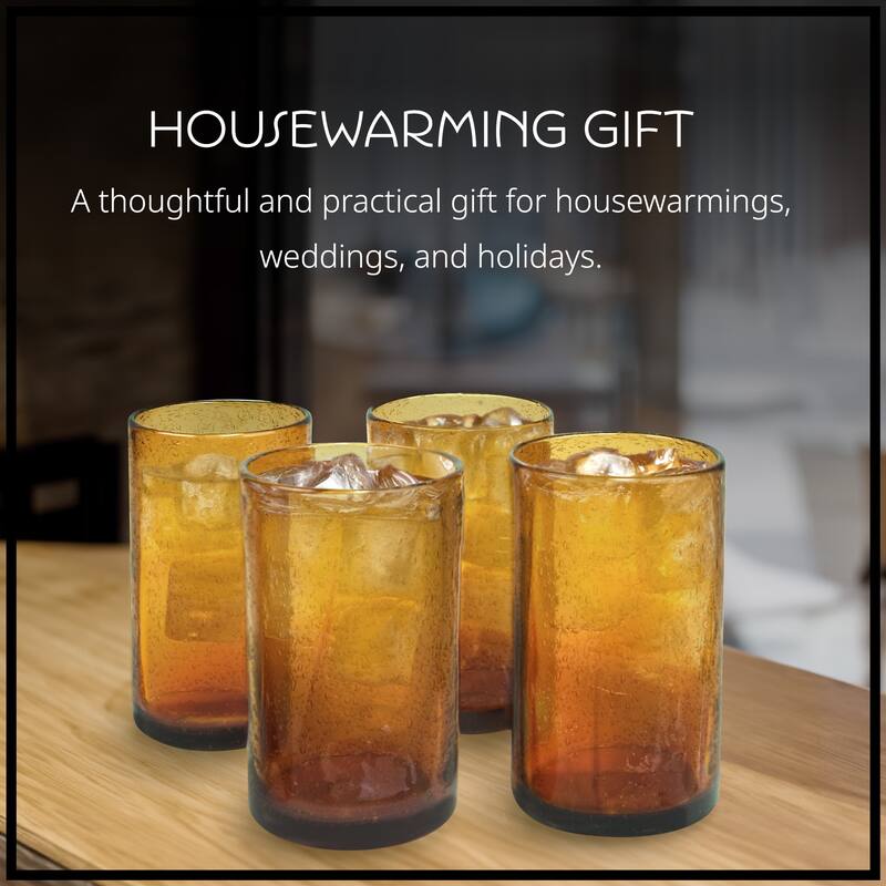 Artland Set of 4 Iris Highball Glass - 17 oz