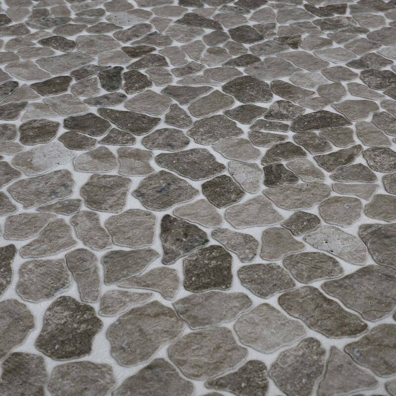 Cruz Bay Studio MKT3023 Full Eclectic - 18" x 18" Pebble and Rock - Honey