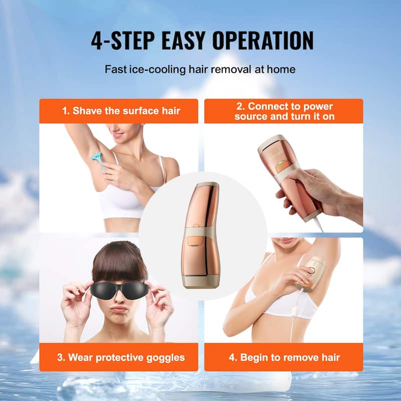 IPL Hair Removal for Legs, Armpits, Bikini Line, Whole Body
