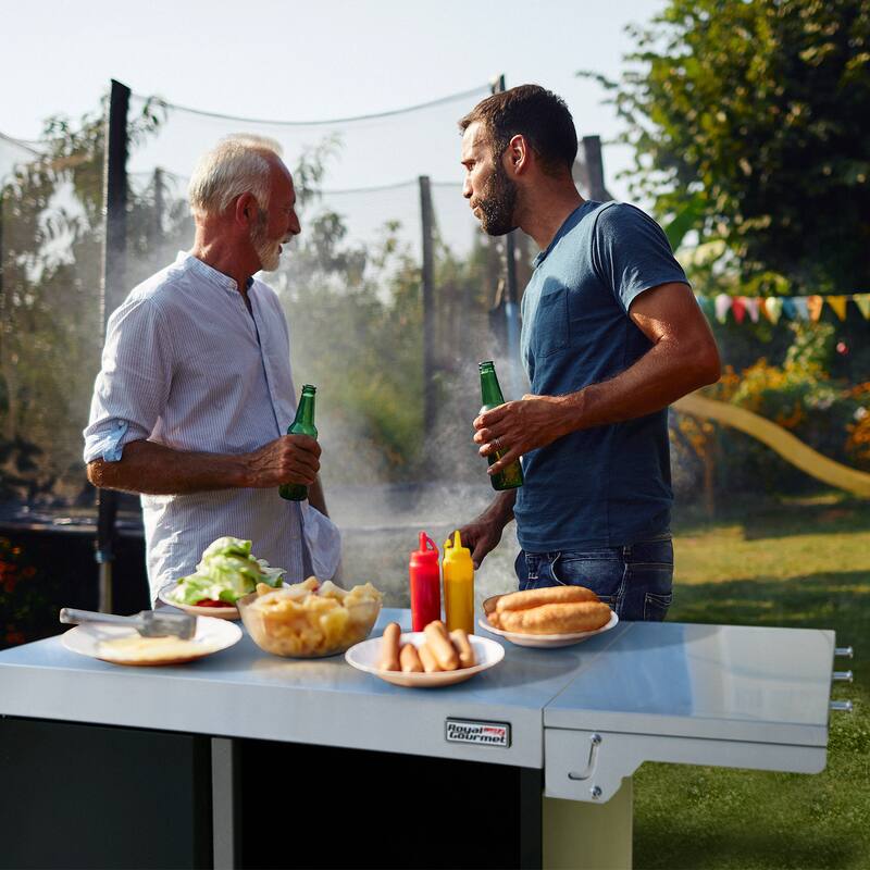 Royal Gourmet PC3201S Movable Kitchen Island Cart