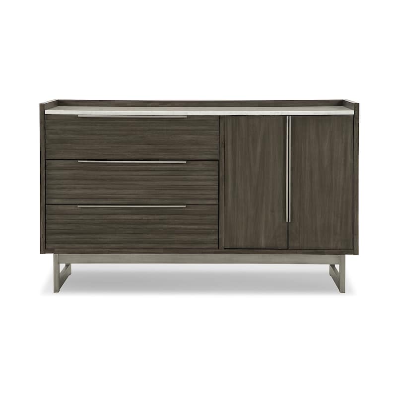 Signature Design by Ashley Arkenton Brown/White Dresser