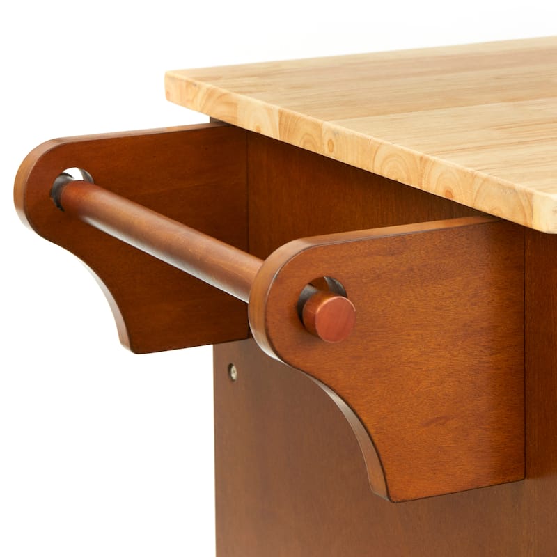 Simple Living Georgia Rolling Kitchen Cart