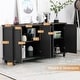 preview thumbnail 29 of 32, Kitchen Sideboard Coffee Bar Cabinet Accent Storage Cabinet
