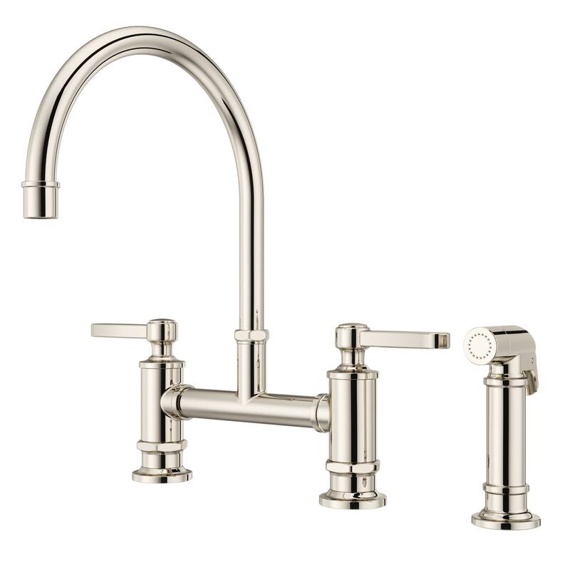 Pfister Port Haven 1.8 GPM Widespread Bridge Kitchen Faucet - Includes