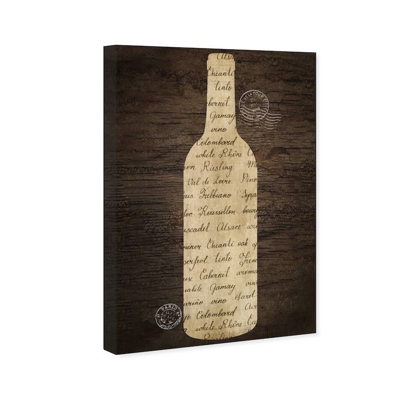 Wynwood Studio 'Wine Love' Drinks and Spirits Wall Art Canvas Print Wine - White, Brown