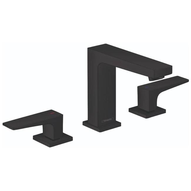 Hansgrohe Metropol 1.2 (GPM) Widespread Bathroom Faucet with Pop-Up - Matte Black