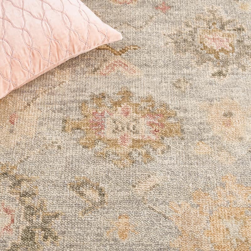 SAFAVIEH Hand-Knotted Samarkand Lyusi Traditional Wool Rug