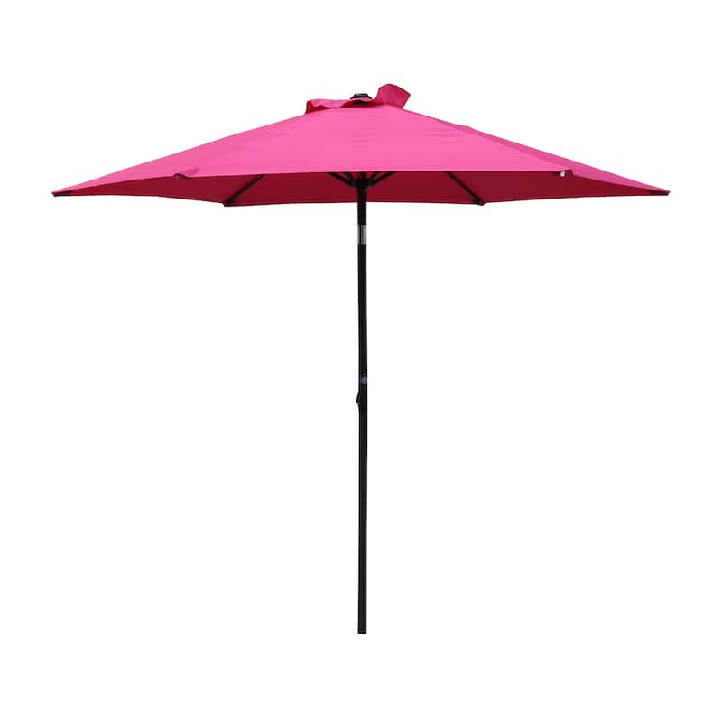 St. Kitts 8-foot Crank-and-Tilt Patio Umbrella - Bery Berry