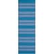 preview thumbnail 4 of 10, SAFAVIEH Handmade Flatweave Dhurries Dayle Modern Moroccan Wool Rug 2'6" x 8' Runner - Turquoise/Lavender