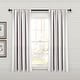 preview thumbnail 61 of 85, Lush Decor Farmhouse Stripe Yarn Dyed Cotton Window Curtain Panel Pair 63" x 42" - Grey