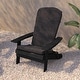 preview thumbnail 13 of 44, Indoor/Outdoor Folding Adirondack Chairs with Cushions - Set of 2 - 30.25"W x 34"D x 37"H
