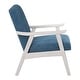 preview thumbnail 19 of 85, Weldon Mid-Century Fabric Upholstered Chair