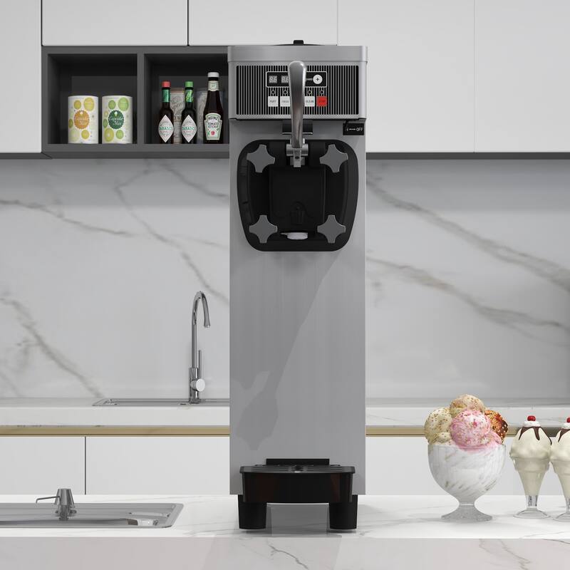 Single Flavor Commercial Ice Cream Machine Soft Serve Maker