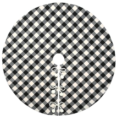 National Tree Company 52 in.General Store Collection Plaid Tree Skirt - 52 in