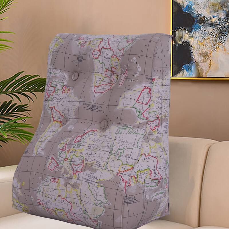 Large Bed Rest Contour Wedge Pillow Reading Back Support Cushion