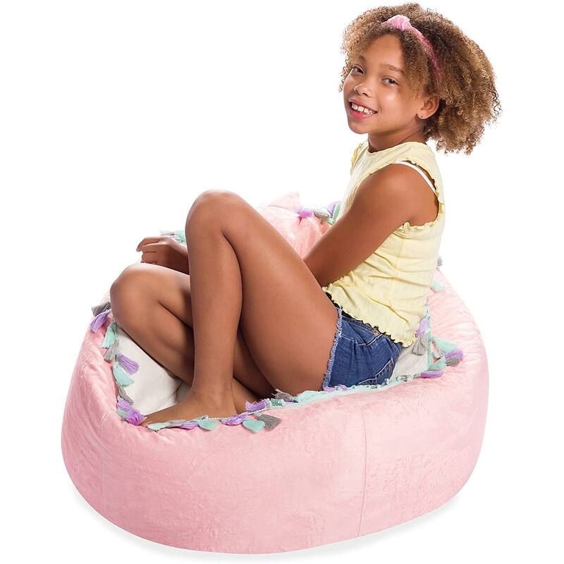 Bean Bag, Soft and Cozy Animal Bean Bag Chair - Child Proof Closure