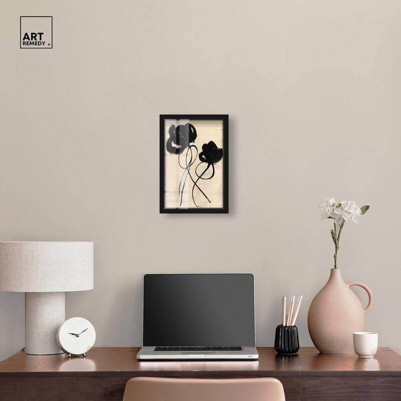 Florals in the Minimal II Shadowbox by Art Remedy