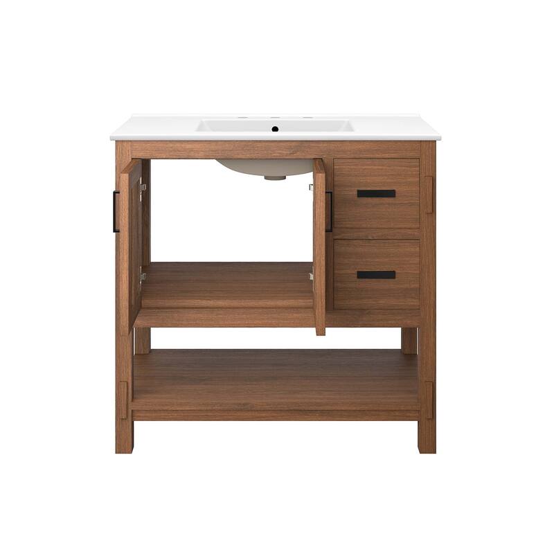 Ashlyn 36" Wood Bathroom Vanity