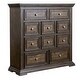 preview thumbnail 2 of 5, Big Valley Brownstone Distressed 10 Drawer Chesser