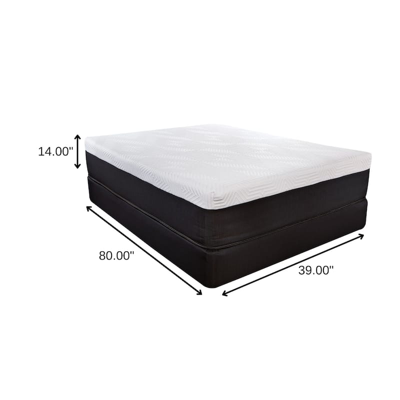 Hybrid Lux Memory Foam and Wrapped Coil Mattress