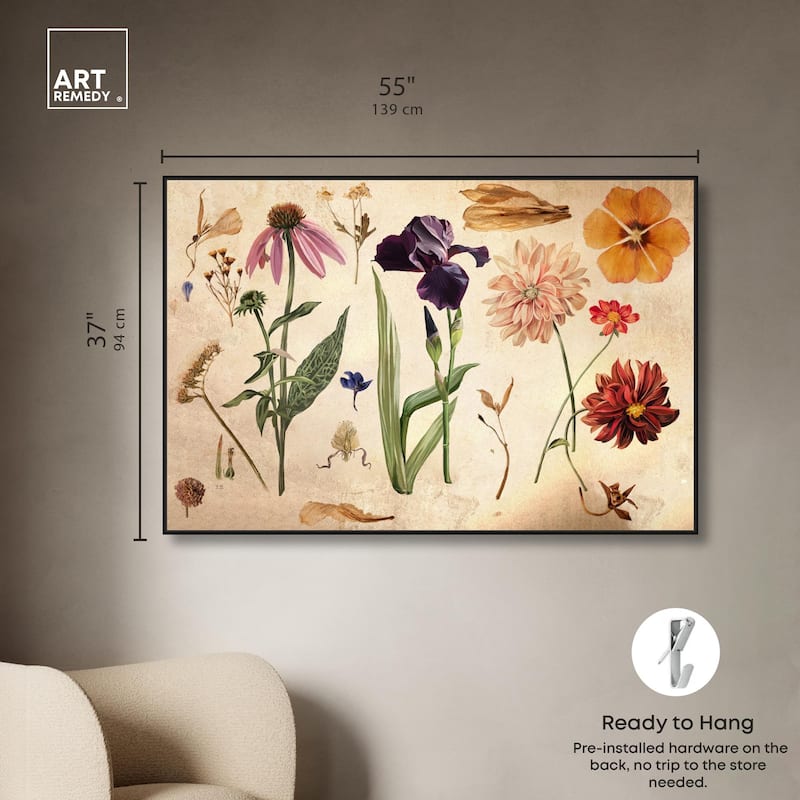 Floral Selection II Canvas by Art Remedy