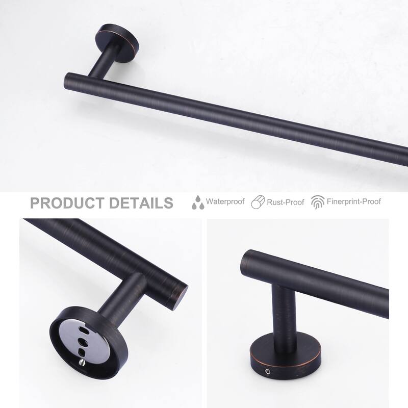 WOWOW Mutiple length Wall Mounted Stainless Steel Towel Bar