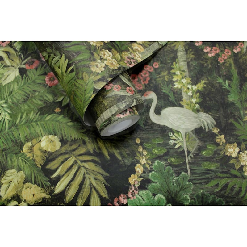 Masoala Forest Unpasted Non-Woven Wallpaper – 396in x 20.8in