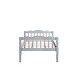 preview thumbnail 14 of 12, Twin over Twin Size Solid Wood Bunk Bed with Ladder and Fence for Kids, Bedroom