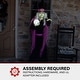 preview thumbnail 8 of 12, Haunted Hill Farm 6-Ft. Tall Motion-Activated Fortune Teller Witch, Premium Talking Halloween Animatronic, Plug-In