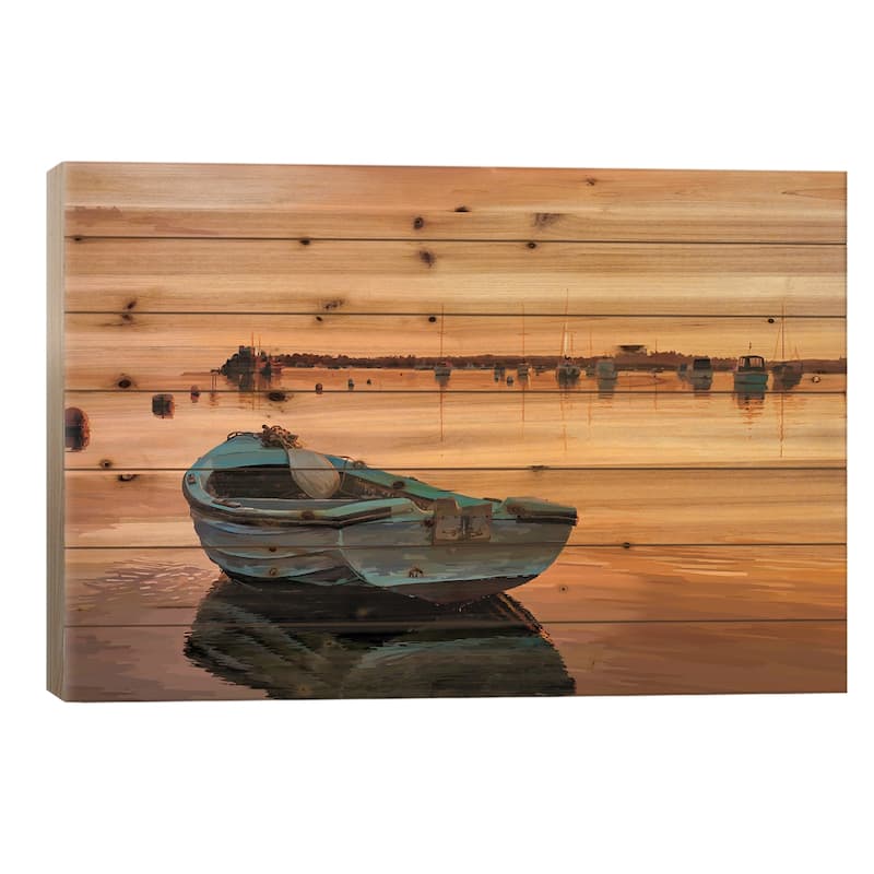 In the Golden Light III Print On Wood by Emily Kalina - Multi-Color - 26x40x1.5
